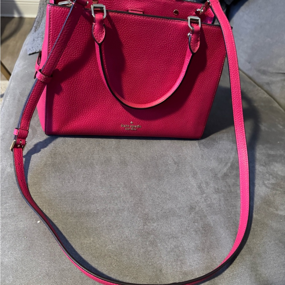 Kate Spade Pink Crossbody Bag with Sleek Design